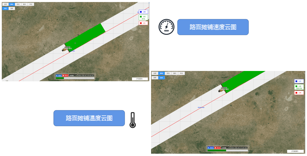 路面施工智慧化管控--路面摊铺压实质量管控系统(图1)